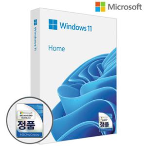 마이크로소프트 Windows 11 Home 처음사용자용 (FPP/USB/한글)