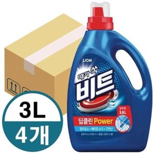 비트 딥클린 파워 액체세제 일반용 3L x 4개