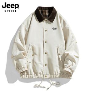 JEEP SPIRIT 봄가을 루즈핏 자켓 캐주얼 오버핏 캔버스자켓 JK9289