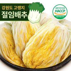 [예약판매] HACCP인증/강원도 고랭지 절임배추 20kg