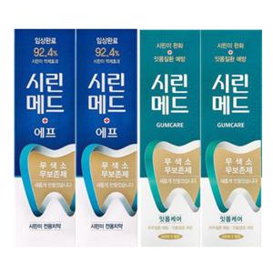 부광약품 시린메드 에프치약 100g x2개 + 검케어치약 100g x2개