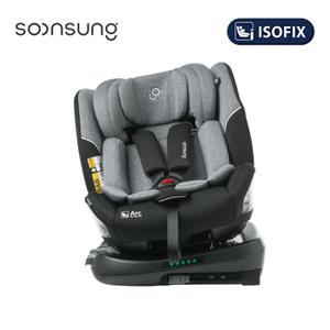 순성 아크 올인원 아이사이즈 회전형 카시트 ISOFIX 그레이 / 선쉐이드