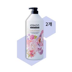 케라시스 스위트&플라워리 퍼퓸 샴푸 1000ml 2개 바질,탄력모발,달콤한향