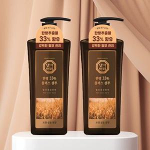 댕기머리 한방플러스 맥주효모 샴푸 500ml+샴푸 500ml