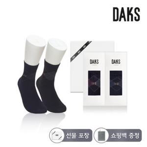 닥스양말 신사 면스판 단목 다이아 2족세트 DK24352