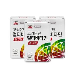 고려은단 멀티비타민 올인원 1560mg x 60정 3통