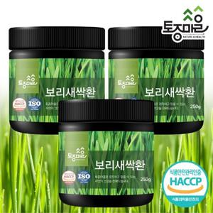 [토종마을]HACCP인증 국산 보리새싹환 250g X 3통