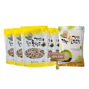 김연도 웰빙혼합 10곡 500g 9봉 + 찰보리 600g 1봉