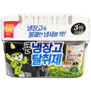 산도깨비 큰 냉장고탈취제 숯(420g) 음식냄새제거 (W41F58C)