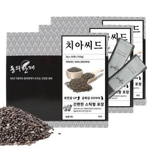 [동의한재] 간편한 스틱형 치아씨드 150g x 3박스