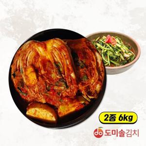 [도미솔사랑채김치] 포기4kg+열무2kg, 총 6kg