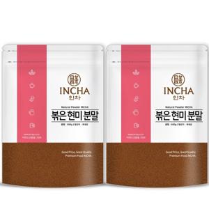 [인차]국내산 볶은 현미 분말 가루 1kg (500gX2팩)