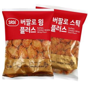 사세 버팔로윙 플러스 1kg+버팔로스틱 플러스 1kg