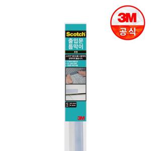 3M 스카치 문풍지 2118 투명 출입문 틈막이 4.2mm x 91cm 외풍차단