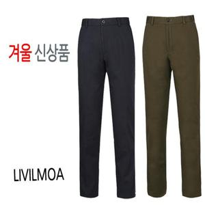 [리빌모아][리빌모아] 남성 캐쥬얼 골프 면바지 기모안감 스판 밴딩  겨울 신상