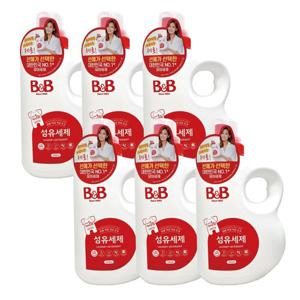 비앤비 세제 용기 1500ml X 6개 / 유아세제 / 세탁세제