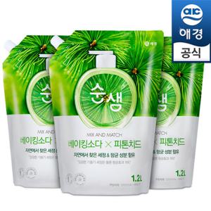 [애경]순샘 베이킹소다 피톤치드 1.2L x3개