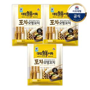 [대림냉동] 대림선어묵 포차오뎅꼬치420g(냉동) 3개