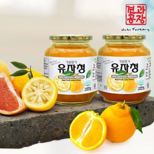 겨울향기 유자청 1kg 2병