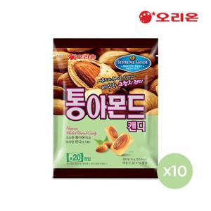 오리온 통아몬드 캔디(90g) x 10개