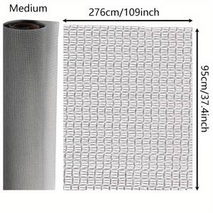 TEMU 고밀도 먼지 및 꽃가루 방지 스크린 메쉬 - 창문 및 문 스크린 교체에 완벽, 폴리에스터 소재