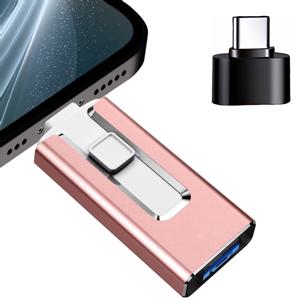 TEMU 아이폰 플래시 드라이브, USB 3.0 메모리 스틱 썸 드라이브 고속 USB 스틱 외장 저장소 아이폰/아이패드//PC와 호환되며 더 많은 사진과 비디오를 찍을 수 있습니다.|USB|USB