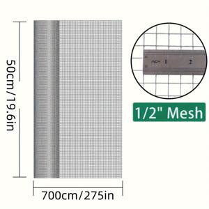 TEMU 금속 용접 와이어 메시 울타리, 하드웨어 천, 경작 텃밭 지원용 1/2인치 메시, 부식 방지 정원 그물망, 가금류용 닭장 울타리, 꽃 울타리