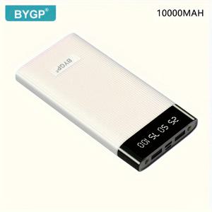 TEMU BYGP 20000mAh/10000mAh 휴대용 파워 뱅크, LED 전원 디스플레이 포함, 아이폰/ 모바일 폰, 디지털 전자 기기, 선물, 비상 백업 배터리 팩에 적합|보조배터리|보조배터리20000