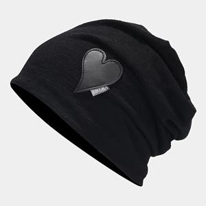 TEMU 트렌디 하트 패치 Slouchy Beanie 클래식 솔리드 컬러 따뜻한 해골 모자 경량 Beanies 여성용 탄성 Chemo 모자 매일 사용 가을/겨울