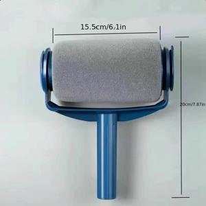 TEMU 1개 자체 흡착 대형 페인트 롤러 브러시 - 6인치 패브릭, 벽 및 벽지 적용에 이상적
