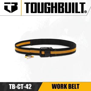 TOUGHBUILT TB-CT-42 작업 벨트 퀵릴리즈 버클 시스템, 카라비너 서스펜션 구성 요소 벨트, 전동 공구 액세서리