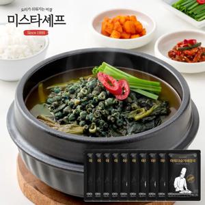 미스타셰프 아욱다슬기해장국500g, 10팩