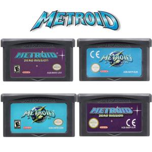 메트로이드 시리즈 GBA 게임 32 비트 비디오 게임 카트리지 콘솔 카드, 퓨전 제로 미션, GBA NDS USA EUR 버전