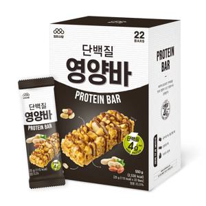 엄마사랑 단백질 영양바 (25g x 22개입) 견과류바 에너지바 건강간식