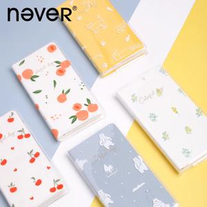 NEVER Kawaii-투명 주 커버 노트북 커버, 작고 신선한 손 계정 주간 플래너 북 자켓 보호대, 파라 라이브로스