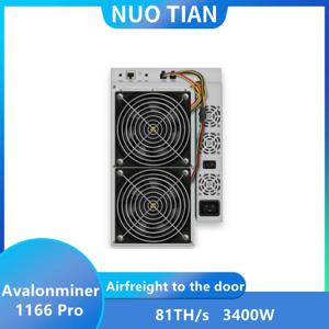 아발론마이너 1166 프로 78-81T ± 10% 3400W asic 채굴기, PSU BTC 채굴 기계, M20S M21S Antminer S19 S17 T17 보다 더 경제적인