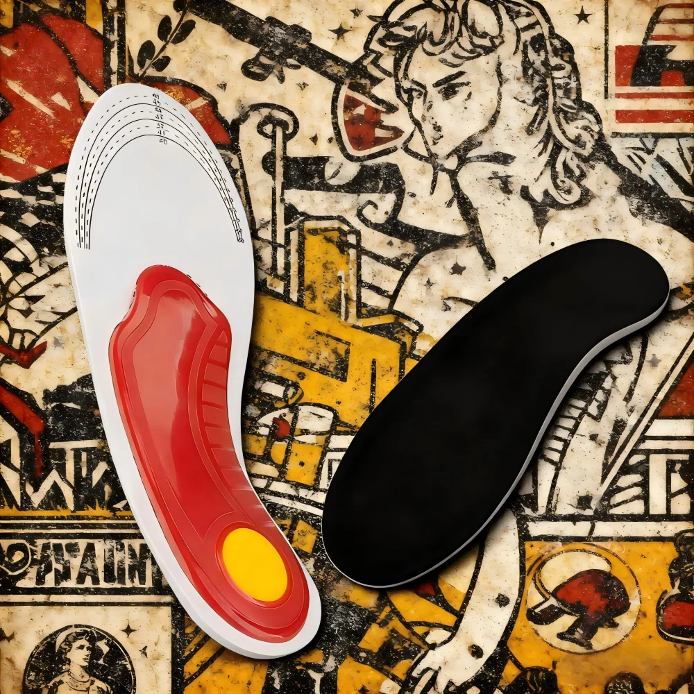 교정용 깔창 아치 지지 평발 정형외과용 깔창 발에 공기 이동 압력을 완화하는 댐핑 쿠션 패딩 깔창