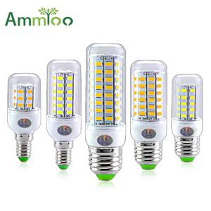 LED 램프 E14 SMD 5730 220V 옥수수 전구, 램프 램프, LED 샹들리에, 홈 장식 앰플 LED 조명, 24, 36, 56, 72LED