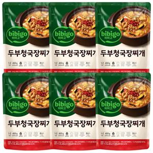 비비고 두부청국장찌개 460g 6개