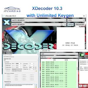 XDecoder 10.3 DTC 리무버, DTC OFF 삭제 소프트웨어, 많은 노트북에서 오류 해제, 신제품