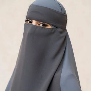 여성용 단색 히잡 스카프, 솔리드 컬러, 이슬람 얼굴 커버, Niqab 모자, 풀 이슬람 스카프, 타이 백, 헤드 커버, 도매