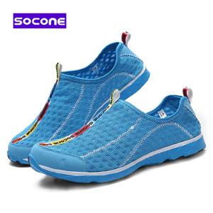 Socone-남성 아쿠아 신발, 아웃도어 통기성 비치 신발, 경량, 빠른 건조, 물놀이 신발, 스포츠, 워터 캠핑 스니커즈 신발