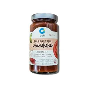 청정원 토마토 레드페퍼 아라비아따 스파게티 파스타소스 600g