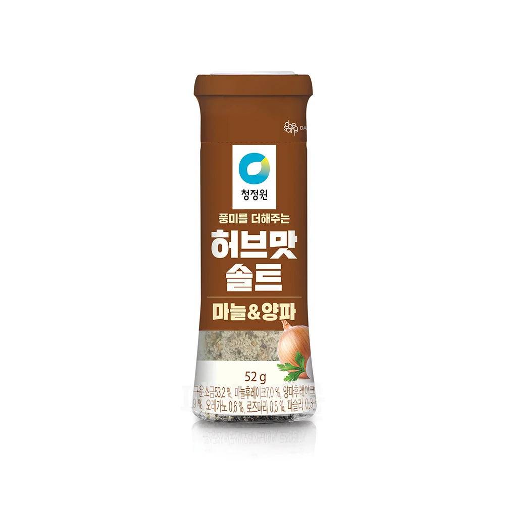 청정원 허브맛솔트 마늘&양파맛 52g