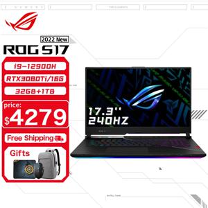 ASUS ROG Strix SCAR 15/17 게임용 노트북, 인텔 코어 i9, 12900H, 32G RAM, 1T SSD, RTX3080Ti, 16GB, 2.5K 스크린, 165Hz, 16 인치 컴퓨터