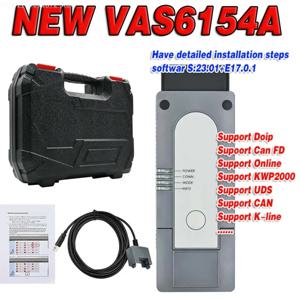 VAS6154A VNCI 6154A ODIS23.01 VAS 지지대 CAN FD DoIP 정품 드라이버 커버, 5054a OBD2 자동차 진단 스캐너로서 전체 기능