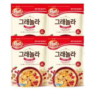 포스트 그래놀라 크랜베리 아몬드 350g x 4개