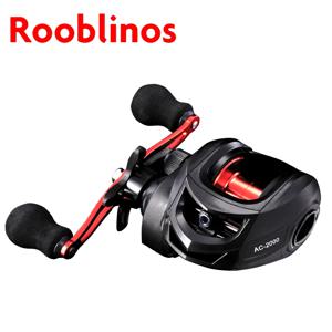 Rooblinos AC 베이트캐스팅 릴, 바닷물 민물 낚시 릴, 최대 드래그 8kg, 라이트 서핑 캐스트 릴, 베이트캐스터 릴