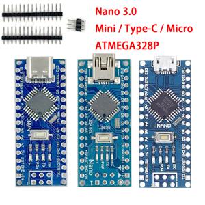 Arduino Nano 3.0 Atmega328 컨트롤러 호환 보드 HZWDONE 모듈 PCB 개발 보드(USB V3.0 없음) 프로모션