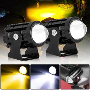 2pcs LED 스포트라이트 헤드 라이트 탐험가 오토바이 액세서리 트럭 자동차 보조 추가 미니 프로젝터 헤드 램프 안개등